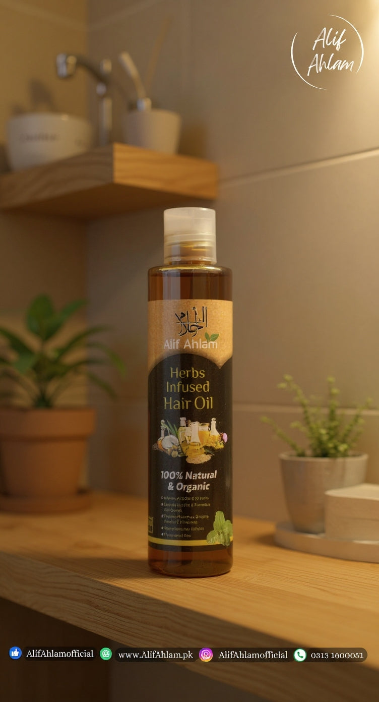 Alif Ahlam Herbs Infused Hair Oil