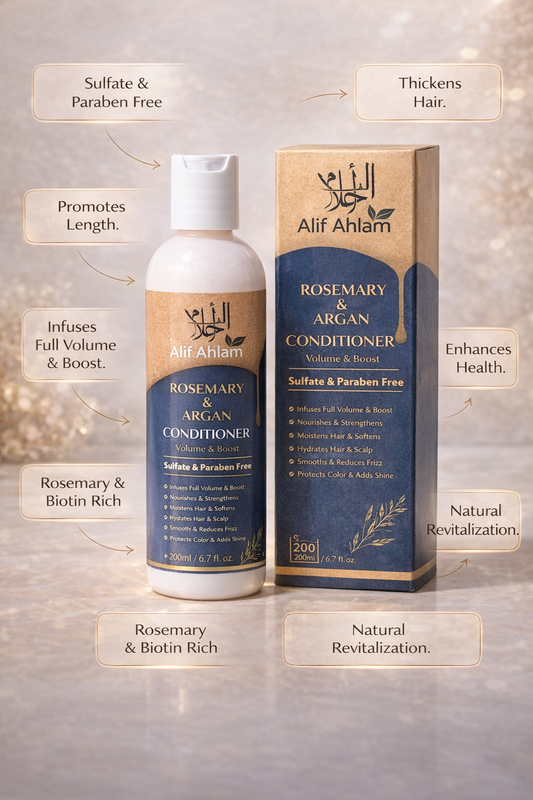 Alif Ahlam Rosemary & Argan Hair Conditioner